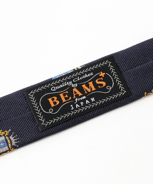 BEAMS PLUS（ビームスプラス）の「Silk Tie Crest Shield（ネクタイ・メンズ・ワイン/ブラック/ネイビー/グリーン・ONE SIZE）」の16枚目の写真
