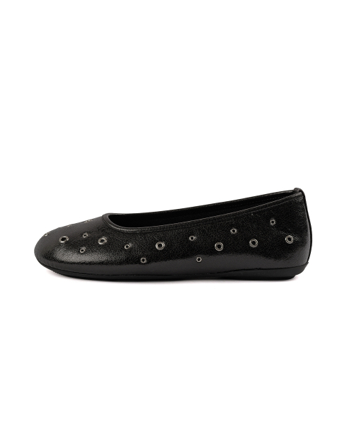 FOGGY MOODY(ポギムディ)の「Me 0044. Eyelet Mesh Flat Shoes - 3colors(バレエシューズ・レディース・レッド/ライトベージュ/ブラック・22.5cm/23cm/23.5cm/24cm/24.5cm/25cm)」の14枚目の写真