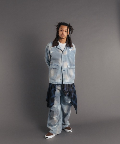 FR(13)NDS（フレンズ）の「FR(13)NDS/フレンズ/ICE BLUE DENIM PT（デニムパンツ・メンズ・ブルー・L/M）」の4枚目の写真