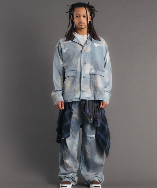 FR(13)NDS（フレンズ）の「FR(13)NDS/フレンズ/ICE BLUE DENIM PT（デニムパンツ・メンズ・ブルー・L/M）」の2枚目の写真