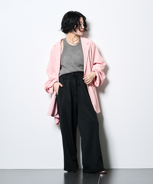 CITYSHOP（シティーショップ）の「OVER ジャケット（テーラードジャケット・レディース・ブラック/ピンク・FREE）」の17枚目の写真