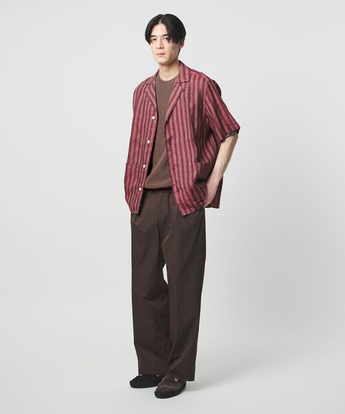 UNITED ARROWS（ユナイテッドアローズ）の「シャーリーカーン バーズアイ ショートスリーブ クルーネック ニットTシャツ（Tシャツ/カットソー・メンズ・ネイビー/グレー系/ターコイズブルー系/モカ・XL/L/M/S）」の11枚目の写真