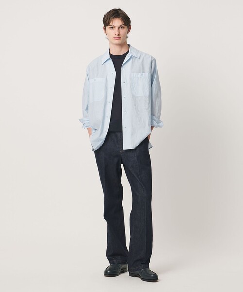 UNITED ARROWS(ユナイテッドアローズ)の「シャーリーカーン バーズアイ ショートスリーブ クルーネック ニットTシャツ(Tシャツ/カットソー・メンズ・ネイビー/グレー系/ターコイズブルー系/モカ・XL/L/M/S)」の14枚目の写真