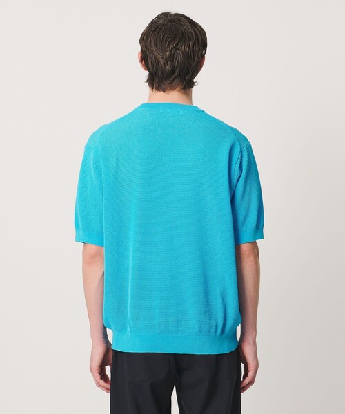 UNITED ARROWS(ユナイテッドアローズ)の「シャーリーカーン バーズアイ ショートスリーブ クルーネック ニットTシャツ(Tシャツ/カットソー・メンズ・ネイビー/グレー系/ターコイズブルー系/モカ・XL/L/M/S)」の17枚目の写真