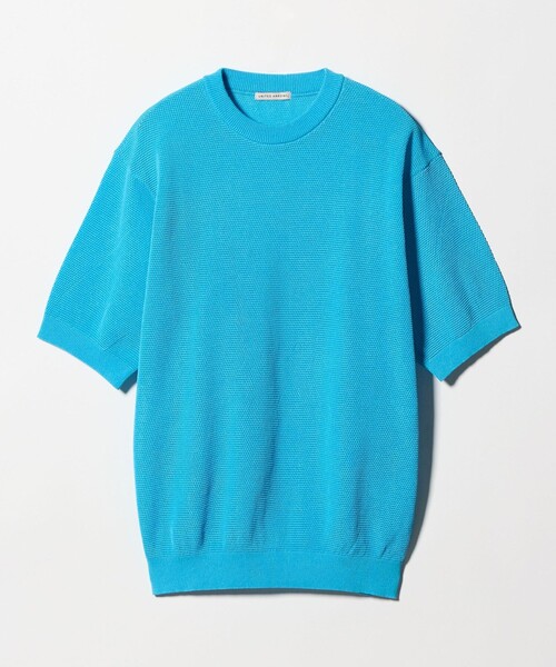 UNITED ARROWS(ユナイテッドアローズ)の「シャーリーカーン バーズアイ ショートスリーブ クルーネック ニットTシャツ(Tシャツ/カットソー・メンズ・ネイビー/グレー系/ターコイズブルー系/モカ・XL/L/M/S)」の18枚目の写真