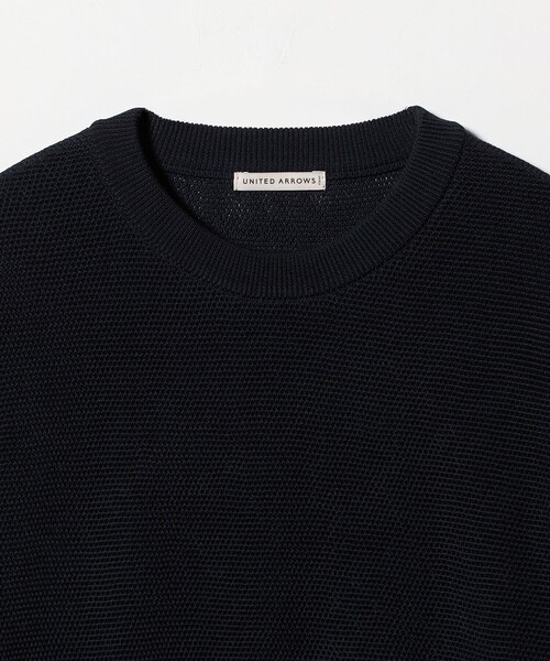 UNITED ARROWS（ユナイテッドアローズ）の「シャーリーカーン バーズアイ ショートスリーブ クルーネック ニットTシャツ（Tシャツ/カットソー・メンズ・ネイビー/グレー系/ターコイズブルー系/モカ・XL/L/M/S）」の22枚目の写真