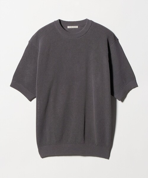 UNITED ARROWS（ユナイテッドアローズ）の「シャーリーカーン バーズアイ ショートスリーブ クルーネック ニットTシャツ（Tシャツ/カットソー・メンズ・ネイビー/グレー系/ターコイズブルー系/モカ・XL/L/M/S）」の20枚目の写真