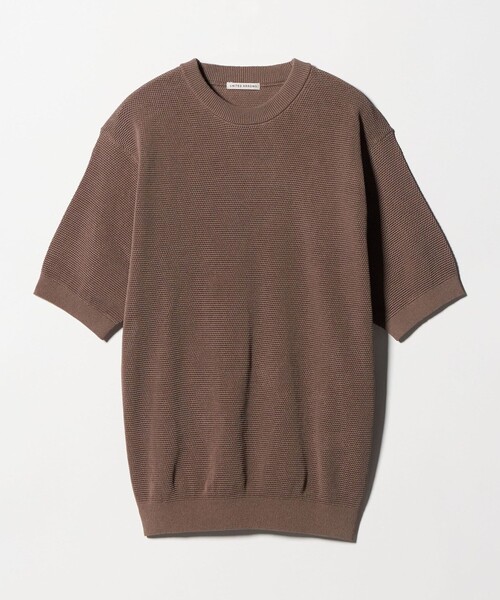 UNITED ARROWS（ユナイテッドアローズ）の「シャーリーカーン バーズアイ ショートスリーブ クルーネック ニットTシャツ（Tシャツ/カットソー・メンズ・ネイビー/グレー系/ターコイズブルー系/モカ・XL/L/M/S）」の17枚目の写真
