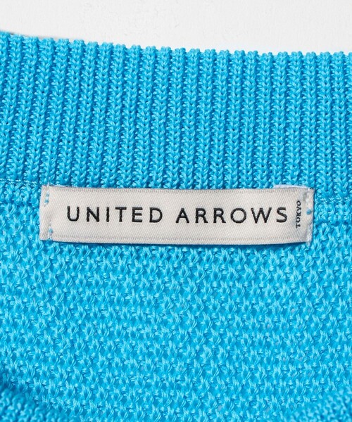 UNITED ARROWS（ユナイテッドアローズ）の「シャーリーカーン バーズアイ ショートスリーブ クルーネック ニットTシャツ（Tシャツ/カットソー・メンズ・ネイビー/グレー系/ターコイズブルー系/モカ・XL/L/M/S）」の14枚目の写真