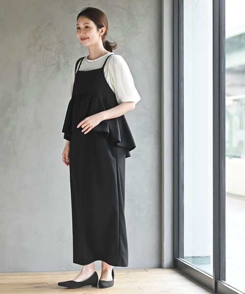 rps（アールピーエス）の「カットジョーゼットドッキング風ワンピース（ワンピース・レディース・ブラック・フリー）」の10枚目の写真
