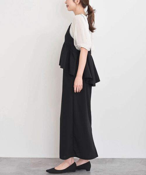 rps（アールピーエス）の「カットジョーゼットドッキング風ワンピース（ワンピース・レディース・ブラック・フリー）」の18枚目の写真