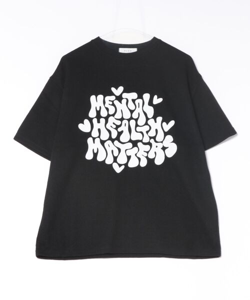 a.p.o.v.（エーピーオービー）の「a.p.o.v. ポップアートロゴメッセージサマーニットオーバーサイズTシャツ（Tシャツ/カットソー・メンズ・ネイビー/ホワイト/ブラック・ONESIZE）」の10枚目の写真