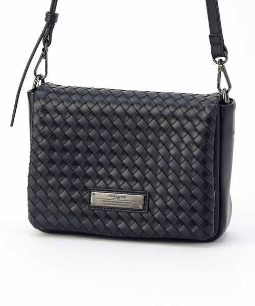 HIDEAWAYS NICOLE（ハイダウェイニコル）の「メッシュフラップ2WAYショルダーバッグ（ショルダーバッグ・メンズ・その他2/その他3/ブラック・FREE）」の4枚目の写真