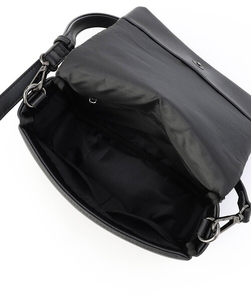 HIDEAWAYS NICOLE（ハイダウェイニコル）の「メッシュフラップ2WAYショルダーバッグ（ショルダーバッグ・メンズ・その他2/その他3/ブラック・FREE）」の15枚目の写真