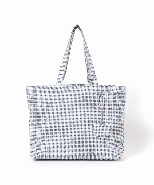 SLOBE IENA(スローブイエナ)の「《WEB限定/追加》Margaux Dereume × SLOBE キルティングトートバッグ(トートバッグ・レディース・ブラック/スカイブルー・FREE)」の14枚目の写真