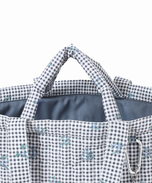 SLOBE IENA(スローブイエナ)の「《WEB限定/追加》Margaux Dereume × SLOBE キルティングトートバッグ(トートバッグ・レディース・ブラック/スカイブルー・FREE)」の21枚目の写真