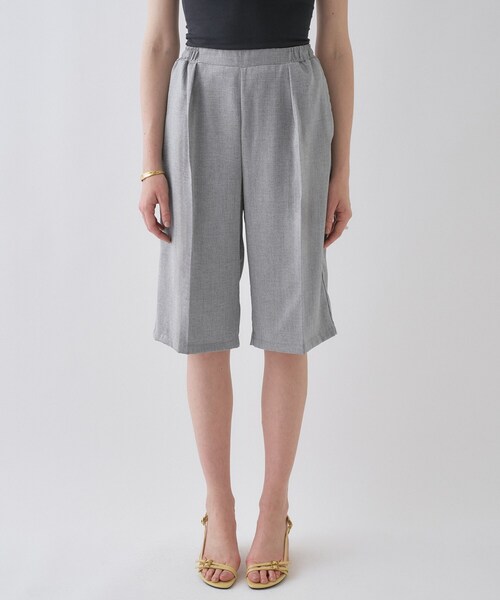 cloenc(クロエンス)の「【セットアップ/接触冷感/マシンウォッシュ】リネンライクハーフパンツ(その他パンツ・レディース・ベージュ系その他6/ライトグレー系3/ブラウン系4・03/02/01)」の22枚目の写真