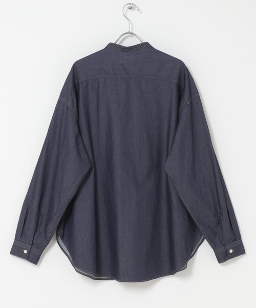 かぐれ(カグレ)の「デニムプルオーバーシャツ(シャツ/ブラウス・レディース・インディゴブルー・FREE)」の14枚目の写真