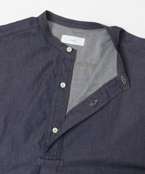 かぐれ(カグレ)の「デニムプルオーバーシャツ(シャツ/ブラウス・レディース・インディゴブルー・FREE)」の16枚目の写真