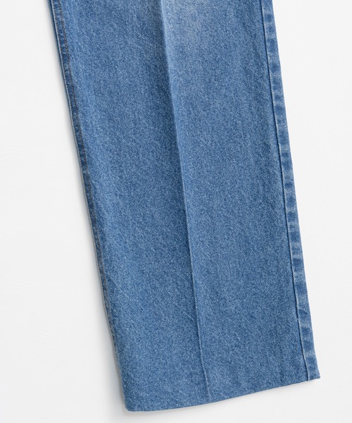 PRANK PROJECT（プランクプロジェクト）の「【2026Summer Pre-Order】クリースストレートジーンズ / Crease Straight Jeans（デニムパンツ・レディース・ブルー/ブラック・36/38）」の22枚目の写真