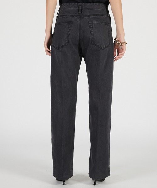 PRANK PROJECT（プランクプロジェクト）の「【2026Summer Pre-Order】クリースストレートジーンズ / Crease Straight Jeans（デニムパンツ・レディース・ブルー/ブラック・36/38）」の11枚目の写真