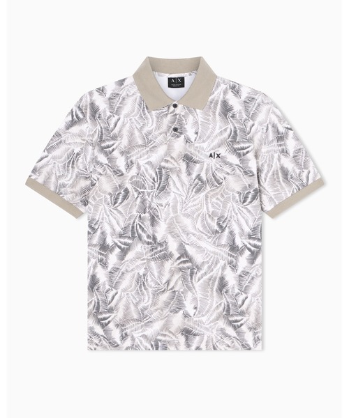 ARMANI EXCHANGE(アルマーニエクスチェンジ)の「【A|X アルマーニ エクスチェンジ】IA オールオーバーリーフプリント 半袖ポロシャツ/REGULAR(ポロシャツ・メンズ・その他・LARGE/MEDIUM/SMALL/X-LARGE/X-SMALL/XX-LARGE)」の5枚目の写真