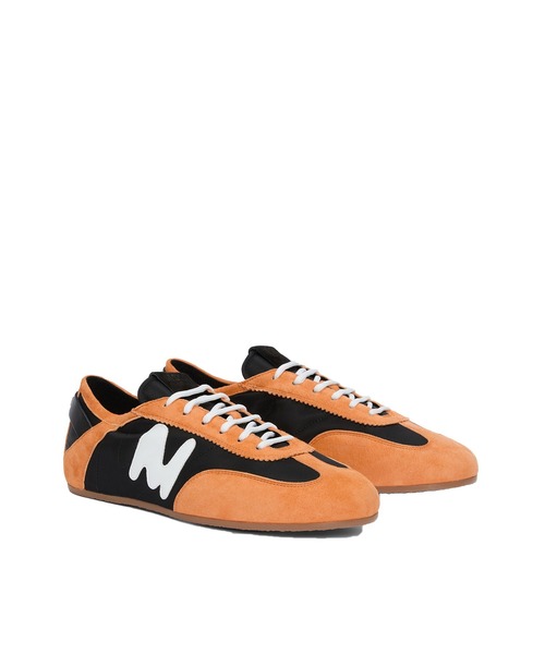 MSGM(エムエスジーエム)の「MSGM Super Light スエードスニーカー(スニーカー・メンズ・オレンジ/ブラック・41/42/43)」の1枚目の写真