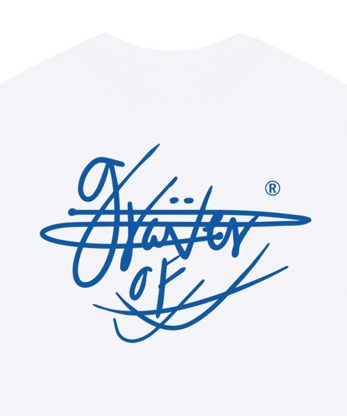 GRAVER（グレーバー）の「[ユニセックス]サインブルーレタリングバックロゴ半袖Tシャツ_2カラー（Tシャツ/カットソー・レディース・ネイビー/ホワイト・SMALL/MEDIUM/LARGE）」の8枚目の写真
