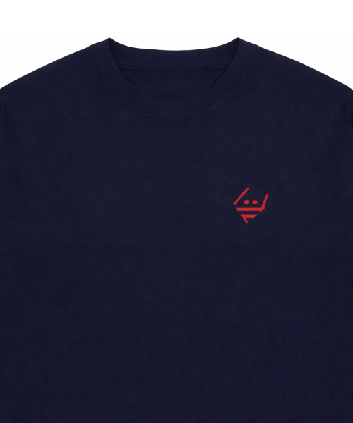 GRAVER（グレーバー）の「[ユニセックス]サインブルーレタリングバックロゴ半袖Tシャツ_2カラー（Tシャツ/カットソー・レディース・ネイビー/ホワイト・SMALL/MEDIUM/LARGE）」の10枚目の写真