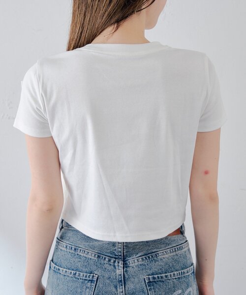 Chico(チコ)の「リボンデザインチビT(Tシャツ/カットソー・レディース・ホワイト系その他/ピンク/ホワイト/ブラック/ブラック系その他2・FREE)」の20枚目の写真