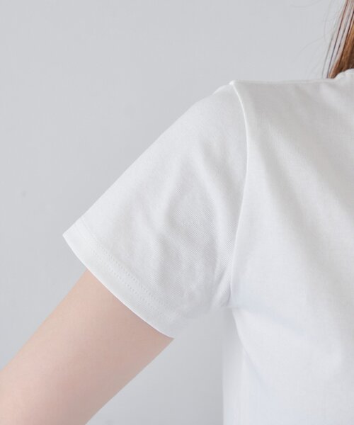 Chico(チコ)の「リボンデザインチビT(Tシャツ/カットソー・レディース・ホワイト系その他/ピンク/ホワイト/ブラック/ブラック系その他2・FREE)」の13枚目の写真