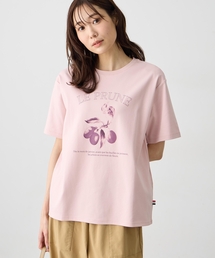 フルーツプリントTシャツ【オーガニックコットンブレンド・接触冷感・UVカット】
