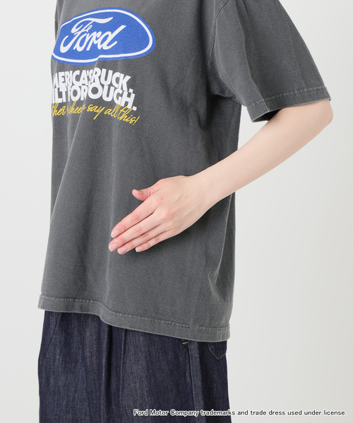 GOOD ROCK SPEED（グッドロックスピード）の「GOOD ROCK SPEED / グッドロックスピード Ford AMERICA’S TRUCK T-SHIRT（Tシャツ/カットソー・レディース・チャコールグレー/ホワイト・LARGE/MEDIUM/SMALL）」の9枚目の写真