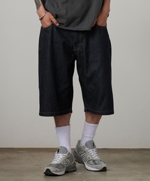 リジッドワイドショーツ ルーズ ハーフパンツ ショートパンツ 秋 秋服 2026年秋冬