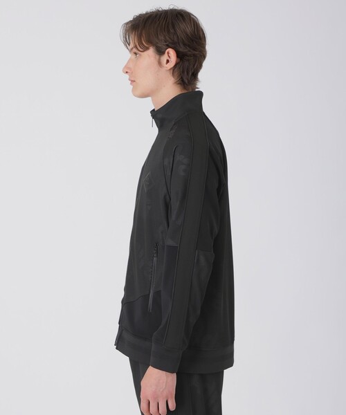 BLACK LABEL CRESTBRIDGE(ブラックレーベル・クレストブリッジ)の「【WEB・一部店舗限定】【BLACK lab.×Admiral】メッシュジャカードロゴトラックジャケット(ブルゾン・メンズ・ブラック・L)」の8枚目の写真