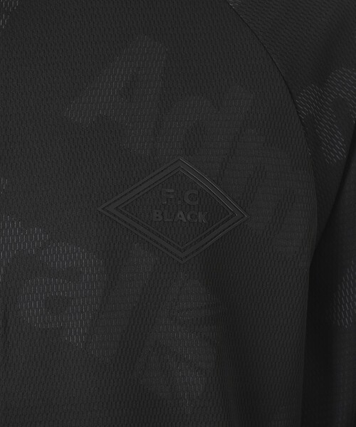 BLACK LABEL CRESTBRIDGE(ブラックレーベル・クレストブリッジ)の「【WEB・一部店舗限定】【BLACK lab.×Admiral】メッシュジャカードロゴトラックジャケット(ブルゾン・メンズ・ブラック・L)」の3枚目の写真