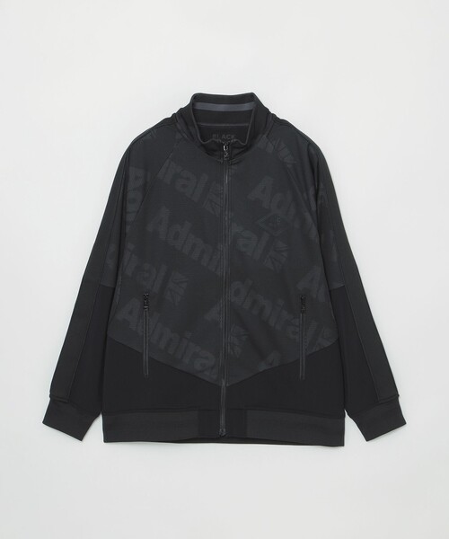 BLACK LABEL CRESTBRIDGE(ブラックレーベル・クレストブリッジ)の「【WEB・一部店舗限定】【BLACK lab.×Admiral】メッシュジャカードロゴトラックジャケット(ブルゾン・メンズ・ブラック・L)」の5枚目の写真