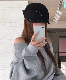 CELENA BEATS（セレナビーツ）の「ストリート ワーク スタッズ デザイン キャスケット（キャスケット）」