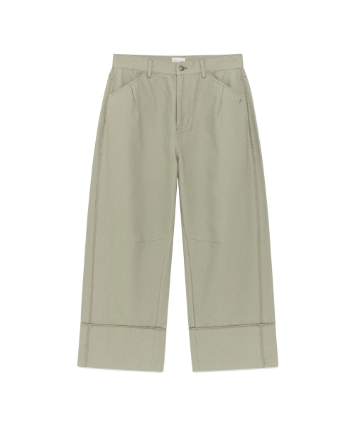 THECOLDESTMOMENT(ザコールデストモーメント)の「TCM cut out offset pocket pants (green)(その他パンツ・レディース・その他・SMALL/MEDIUM/LARGE)」の2枚目の写真