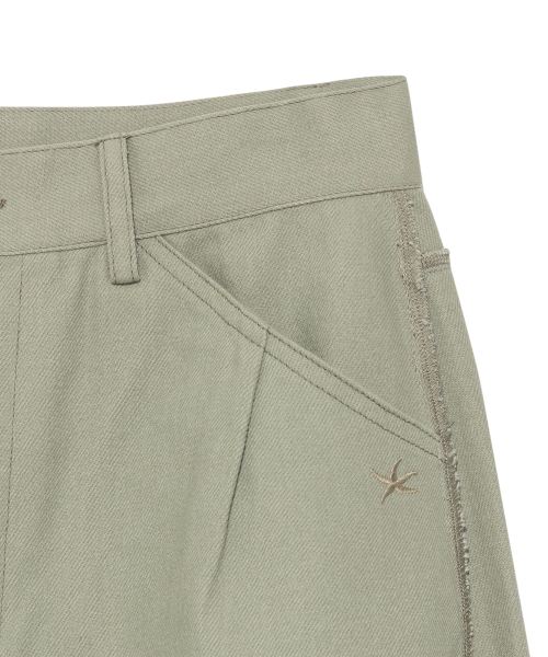 THECOLDESTMOMENT(ザコールデストモーメント)の「TCM cut out offset pocket pants (green)(その他パンツ・レディース・その他・SMALL/MEDIUM/LARGE)」の4枚目の写真