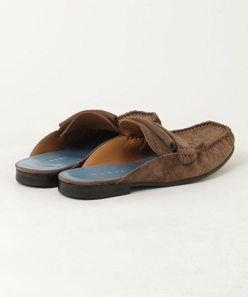 MARNI（マルニ）の「SUEDE LEATHER / サボローファー（ローファー・メンズ・ブラウン系・42）」の2枚目の写真
