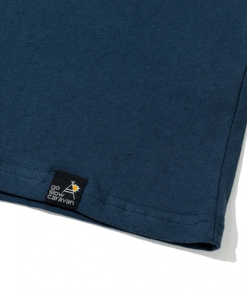 go slow caravan(ゴースローキャラバン)の「USA/C ペイズリー ゆったり TEE(Tシャツ/カットソー・メンズ・ネイビー/ホワイト・MEDIUM/SMALL/X-LARGE/LARGE)」の6枚目の写真