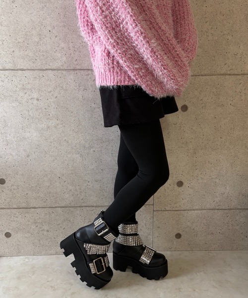 スタッズベルト 厚底ブーツ Charla Tedrick│Jeffrey Campbell