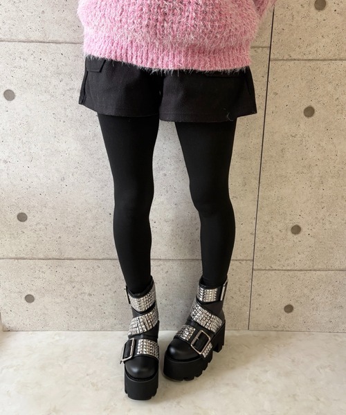 スタッズベルト 厚底ブーツ Charla Tedrick│Jeffrey Campbell