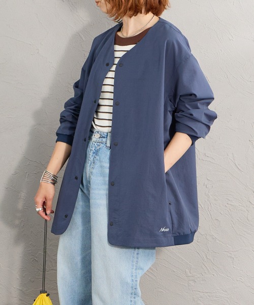 NANGA/ナンガ] DotAir COMFY ノーカラー カーディガン（カーディガン