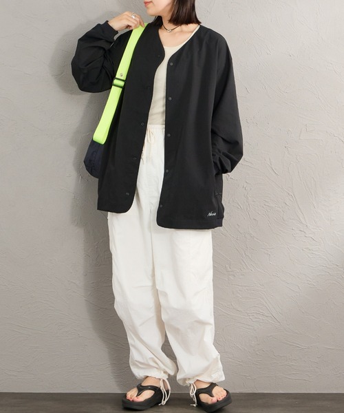 NANGA（ナンガ）の「[NANGA/ナンガ] DotAir COMFY ノーカラー カーディガン（カーディガン/ボレロ・レディース・ブラック/ネイビー・M/L）」の10枚目の写真