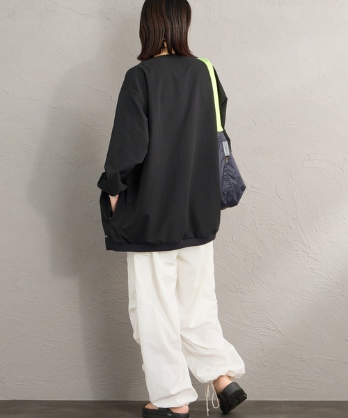 NANGA（ナンガ）の「[NANGA/ナンガ] DotAir COMFY ノーカラー カーディガン（カーディガン/ボレロ・レディース・ブラック/ネイビー・M/L）」の12枚目の写真
