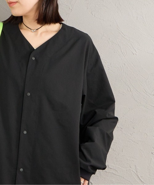 NANGA（ナンガ）の「[NANGA/ナンガ] DotAir COMFY ノーカラー カーディガン（カーディガン/ボレロ・レディース・ブラック/ネイビー・M/L）」の16枚目の写真