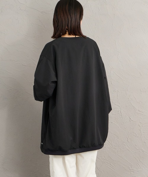 NANGA（ナンガ）の「[NANGA/ナンガ] DotAir COMFY ノーカラー カーディガン（カーディガン/ボレロ・レディース・ブラック/ネイビー・M/L）」の15枚目の写真