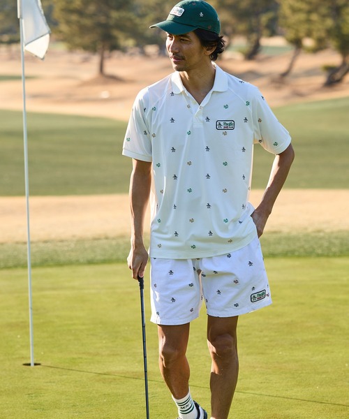 Pacific GOLF CLUB(パシフィックゴルフクラブ)の「Penguin by Munsingwear × PGC POLO(Tシャツ/カットソー・メンズ・ホワイト/グリーン・S/M/L/XL)」の2枚目の写真